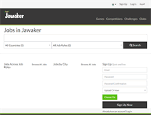 Tablet Screenshot of careers.jawaker.com